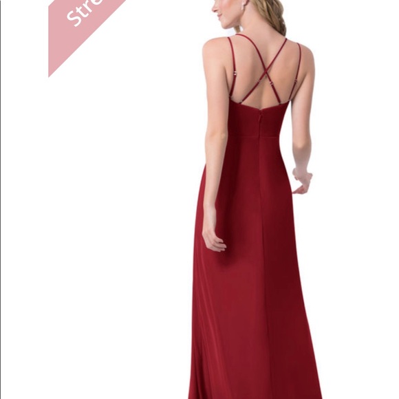 Floor length burgundy dress - Picture 9 of 9